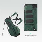 Golf Stand Bag 14 Way,Lightweight Golf Bags Full-Length Dividers,7 Zippered Pockets and Rain Cover,Durable Golf Bags for Men Women Green, Free Shoe Bag