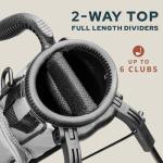 The Original Lightweight Sunday Golf Bag with Stand – Easy to Carry, Durable Pitch & Putt Bag for Driving Range, Par 3 & Executive Courses