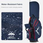 GoHimal 14-Way Golf Stand Bag, Golf Bag with Stand - Lightweight Durable Club Bag for Men & Women