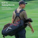 GoHimal 14-Way Golf Stand Bag, Golf Bag with Stand - Lightweight Durable Club Bag for Men & Women