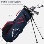 GoHimal 14-Way Golf Stand Bag, Golf Bag with Stand - Lightweight Durable Club Bag for Men & Women