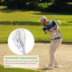 Full Face Golf Wedge Set or Individual Golf Wedge 52/56/60 Degree Gap Wedge Sand Wedges Lob Wedge | Solid Shots | No Chunking for All Lies (Silver, Golf Wedges 52, 56, 60 Sets)