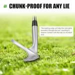 Full Face Golf Wedge Set or Individual Golf Wedge 52/56/60 Degree Gap Wedge Sand Wedges Lob Wedge | Solid Shots | No Chunking for All Lies (Silver, Golf Wedges 52, 56, 60 Sets)