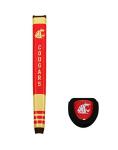 Team Golf NCAA Washington State Cougars Golf Putter Grip Golf Putter Grip with Removable Gel Top Ball Marker, Durable Wide Grip & Easy to Control