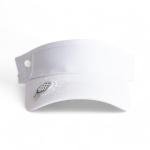 BONK Golf Visor - Tee Holder with Tees & Bill Magnet with Ball Marker - Lightweight Golf Hats for Women - White