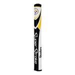 SuperStroke NFL Golf Putter Grip, Pittsburgh Steelers (Mid Slim 2.0) | Cross-Traction Surface Texture and Oversized Profile | Even Grip Pressure for a More Consistent Stroke | Non-Slip Grip, Black/Gold (TS040142)