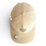 BONK Golf Snapbacks Golf Hats - Tee Holder with Tees & Bill Magnet with Ball Marker - 100% Custom Made - Dunes Day