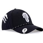 NJF Golf™ Hats Men – Breathable Golf Caps for Men with Tee Holder & Clip-On Magnetic Ball Marker, Lightweight Adjustable Rope Mens Cap, Snapback Hats for Mens, Moisture-Wicking Golfing Gear - Black