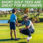 Mudder 600 Pack Golf Tees Bulk Wooden Golf Tees Multicolor Wood for Men Balls Accessories(1-1/2 Inch,Multicolor)