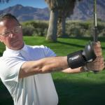 ProSENDR™ Golf Training Aid | Carbon Fiber Wrist Cradle Plus Compression Sphere | Improve Wrist Positions, Slice, Ball Striking | Use for Full Swing, Chipping, Putting (Right)