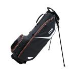 Izzo Golf Ultra-Lite Stand Golf Bag with Dual-Straps & Exclusive Features, Grey/Orange, 3.2 pounds