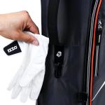 Izzo Golf Ultra-Lite Stand Golf Bag with Dual-Straps & Exclusive Features, Grey/Orange, 3.2 pounds
