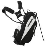 NovaTour Golf Stand Bag - Lightweight Golf Bag with Stand and 7 Way Dividers, Dual Strap, Waterproof Pocket, Insulated Sleeve, Easy-Lift Handles and Swing-Cam Holder (Carbon Black)