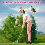 PGM Kids Putter Golf Club Right Handed, Soft Grip Putter with Alignment line for Age 3-8, White Rose Pink JRTUG017