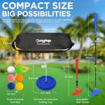 KINGTOP Adjustable Golf Putters for Men and Women, Right and Left Handed Golf Putter Club for Kids | Teens | Adults, Putting Training Combo Pack with Putting Cup and Practice Foam Balls, 2-Pack