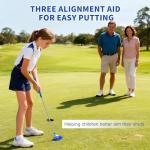 PGM Kids Putter Golf Club Right Handed, Soft Grip Putter with Alignment line for Age 3-8 Blue Green JRTUG006