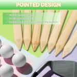 weyleity Bamboo Golf Tees 1000 PCS 3-1/4 inch Length | Bamboo Golf Tees, 7X Stronger Than Wood Golf Tees, Reduce Friction & Side Spin (3-1/4"(1000 Pack))