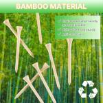 weyleity Bamboo Golf Tees 1000 PCS 3-1/4 inch Length | Bamboo Golf Tees, 7X Stronger Than Wood Golf Tees, Reduce Friction & Side Spin (3-1/4"(1000 Pack))