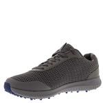 Skechers Men's Elite 5 Range Relaxed Fit Waterproof Spikeless Golf Shoe, Charcoal/Navy, 11 Wide