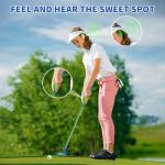 PGM Kids Putter Golf Club Right Handed, Soft Grip Putter with Alignment line for Age 3-8 Blue Green JRTUG006