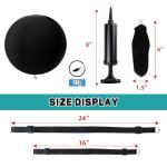 Golf Training Aid, Smart Ball for Golf Swing Trainer, Golf Training Ball Between Arms - Connector & Hanger Golf Practice Equipment, Inflatable Golf Swing Ball - Posture Correction for Beginners