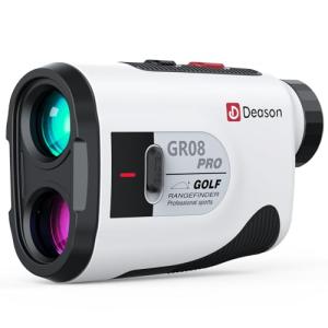 Golf Rangefinder with Slope,1300 Yards Laser Rangefinder,7X Magnification, Rechargeable Range Finders Golfing with Flag Lock Vibration,Speed Mode for Hunting Shooting as Thanksgiving Day Gift (White)