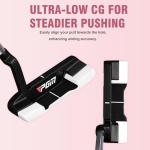 PGM 15 Pieces Women's Complete Golf Club Set – Full Set with 460cc Driver, Fairway Wood, Hybrid, Irons, Putter, Golf Stand Bag - Golf Clubs Women Right Handed - Graphite