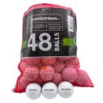 LostGolfBalls Used Vice Mix Golf Balls (48 Pack) – 3A Quality – Recycled Mixed Vice Golf Balls – Premium Playable Performance for All Skill Levels
