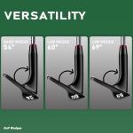 Gowolf Golf Wedges 54, 60, 69 Sets for Men, Premium Forged Full Face Golf Wedges Right Hand, Golf Gap Wedges Sand Wedge Lob Wedge, Golf Clubs CNC Milled Face for More Spin - Great Golf Gifts (Black)