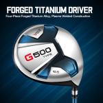 PGM G500 Men’s Golf Club Set – 12 Piece Complete Set with Titanium Driver, Fairway Wood, Hybrid, Stainless Steel Irons, Putter, Stand Bag & Headcovers – Beginner & Intermediate Friendly