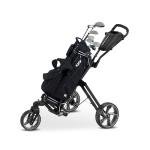 KVV Junior Golf Clubs Set Ages 9-12, Complete Kids Golf Set with Lightweight Stand Bag, Driver, Fairway, Hybrid, Irons, Wedge & Putter Right Handed for Girls & Boys (Black, Ages 9-12)