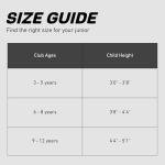 Precise X7 Kids Golf Clubs Set – Boys’ & Girls’ Junior Golf Set with Lightweight Graphite Shafts, Hybrid, Putter & Stand Bag - Pink Ages 9-12 – Left-Handed