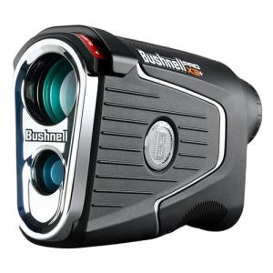 Bushnell Golf Pro X3+ Link Laser Rangefinder with Wind Speed, Slope & Elements Compensation | 1300-Yard Range, 7X Magnification, Dual Display, Visual JOLT & Magnetic Cart Mount
