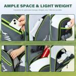 UNIHIMAL Lightweight Golf Stand Bag with 4-Way Full-Length Divider, Foldable Base & Dual Straps