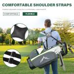 UNIHIMAL Lightweight Golf Stand Bag with 4-Way Full-Length Divider, Foldable Base & Dual Straps