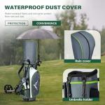 UNIHIMAL Lightweight Golf Stand Bag with 4-Way Full-Length Divider, Foldable Base & Dual Straps