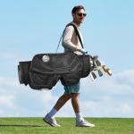 Shopsource Golf Cart Bag, 15 Way Top Lightweight Golf Bag, Golf Club Cart Bags for Men Women with Full-Length Dividers, Dedicated Putter Well, Rain Cover