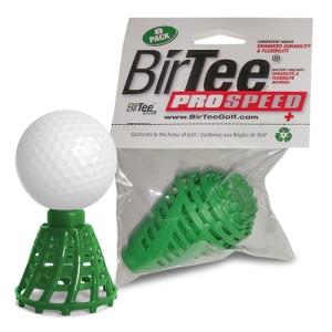 BirTee Golf Tees - PRO Speed Plus with Flexibility & Durability - 8 Pack. Indoor Golf Tees/Golf Simulator Tees/Winter Plastic Golf Tees (Green)
