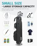 Findway Small Golf Bag Lightweight Pitch and Putt Golf Bag with Stand, 3 Way Golf Stand Bag for Extra Storage in a Smaller Size,Adjustable Straps, Golf Gifts for Men and Women