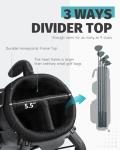 Findway Small Golf Bag Lightweight Pitch and Putt Golf Bag with Stand, 3 Way Golf Stand Bag for Extra Storage in a Smaller Size,Adjustable Straps, Golf Gifts for Men and Women