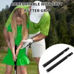 PGM Junior Youth Putter Golf Club Right Handed, Stainless Steel Putter with Enhanced Control for Age 10-15, Black Orange JRTUG006