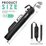 Findway Golf Stand Bag, Small Golf Bag for The Driving Range, Par 3 and Executive Courses, Lightweight Golf Club Carry Bag with Ball Holder and Pockets for Men Women