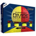 Srixon Q-Star Tour 6 Divide Golf Balls, Yellow/Red