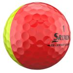 Srixon Q-Star Tour 6 Divide Golf Balls, Yellow/Red