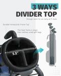 Findway Small Golf Bag Lightweight Pitch and Putt Golf Bag with Stand, 3 Way Golf Stand Bag for Extra Storage in a Smaller Size,Adjustable Straps, Golf Gifts for Men and Women