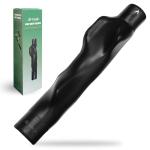 Golf Grip Trainer, Molded Training Aid for All Levels of Golfers - Fix Swing Grip, Master Hand Position, Correct Grip Posture, Golf Accessories, Black