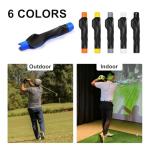 Golf Grip Trainer, Molded Training Aid for All Levels of Golfers - Fix Swing Grip, Master Hand Position, Correct Grip Posture, Golf Accessories, Black