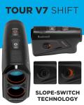Bushnell Golf Tour V7 Shift Patriot Pack Laser Rangefinder w/Tour Trusted Slope Technology, Dual Color Display, 6X Magnification, Lens Cloth, 2X CR2 Batteries & Golf Tools Wearable4U Bundle