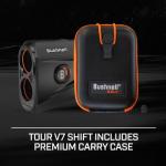 Bushnell Golf Tour V7 Shift Patriot Pack Laser Rangefinder w/Tour Trusted Slope Technology, Dual Color Display, 6X Magnification, Lens Cloth, 2X CR2 Batteries & Golf Tools Wearable4U Bundle