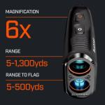 Bushnell Golf Tour V7 Shift Patriot Pack Laser Rangefinder w/Tour Trusted Slope Technology, Dual Color Display, 6X Magnification, Lens Cloth, 2X CR2 Batteries & Golf Tools Wearable4U Bundle